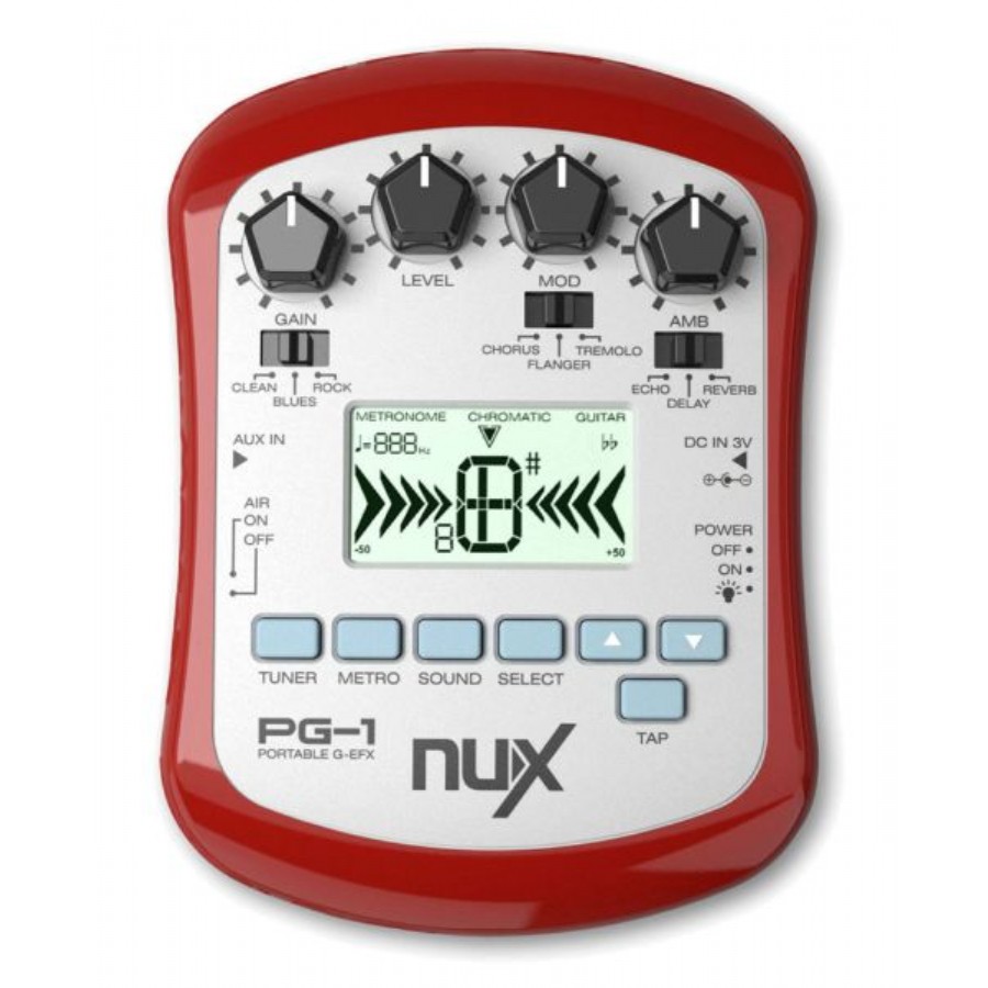 nuX PG-1 Portable Guitar Processor Gitar Prosesör