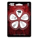 DAddario Joe Satriani Signature Guitar Picks 1CWH4-10JS - Beyaz - Medium 0.70mm- 10 Adet