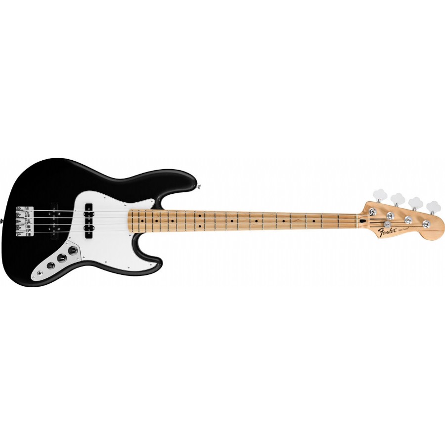 Fender Standard Jazz Bass Black Maple Bas Gitar