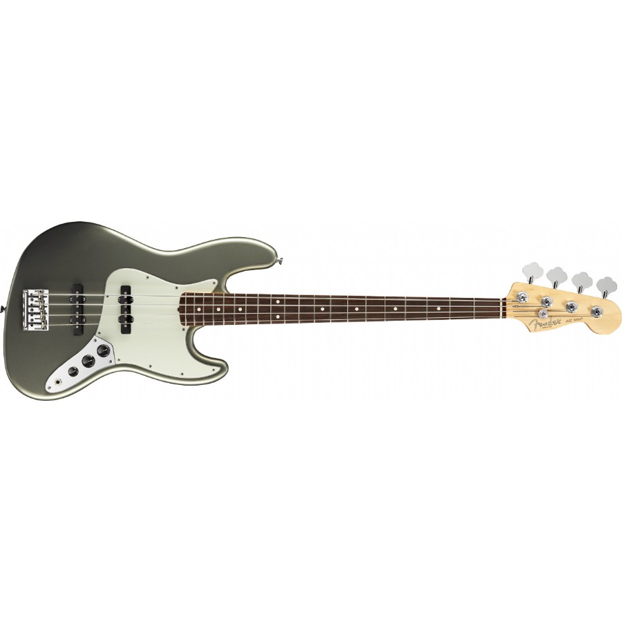 Fender American Standard Jazz Bass Jade Pearl Metallic Rosewood Bas Gitar