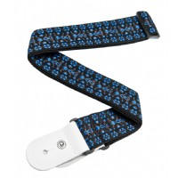DAddario Textile Collection Straps 50G05 - Hootenanny Blue/Black