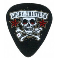 Jim Dunlop Lucky 13 Picks 0.73 Skull Dice - 1 Adet