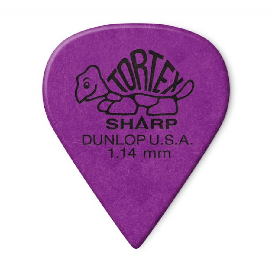 Jim Dunlop Tortex Sharp Mor 1.14 mm - 1 Adet Pena