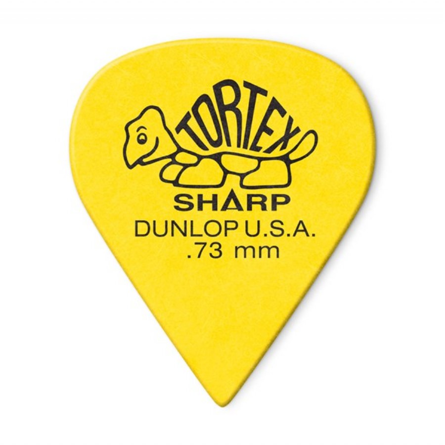 Jim Dunlop Tortex Sharp Sarı .73 mm - 1 Adet Pena