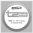 D'Addario T2 Titanium Normal Single String T4503 - Sol Tek Tel