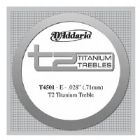 D'Addario T2 Titanium Normal Single String T4501 - mi Tek Tel