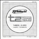 D'Addario T2 Titanium Hard Single T4603 - Sol - Tek Tel