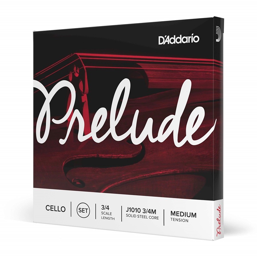 D'Addario J1010 Prelude 3/4 Cello Strings Medium Takım Tel Çello Teli 3/4