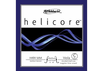 D'Addario Helicore Viola Strings H414MM - C (Do) Medium Tek Tel - Viyola Teli