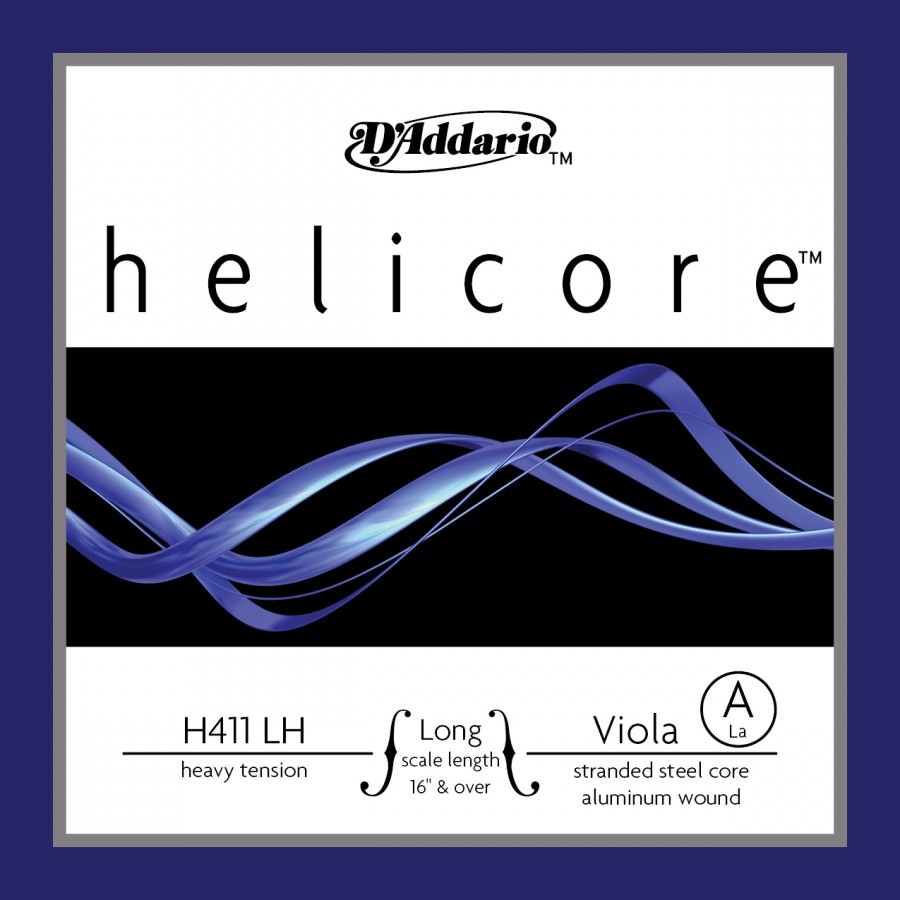 D'Addario Helicore Viola Strings H411LH - A (La) Heavy Tek Tel Viyola Teli