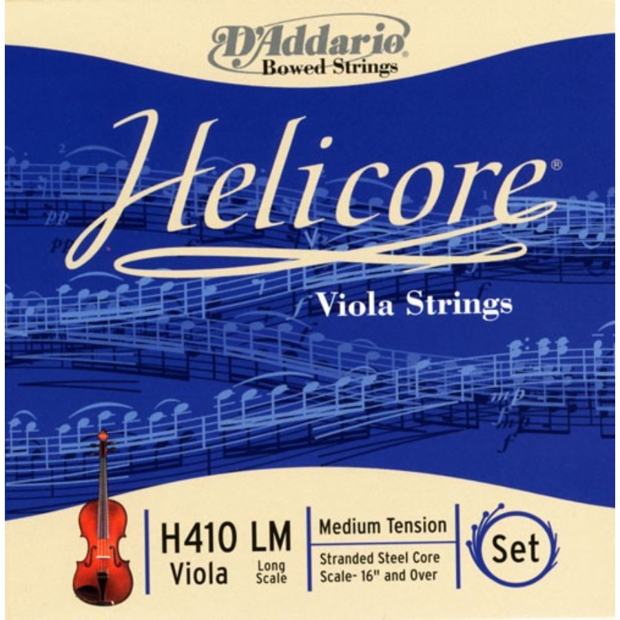 D'Addario Helicore Viola Strings H410LM - Takım Tel Viyola Teli