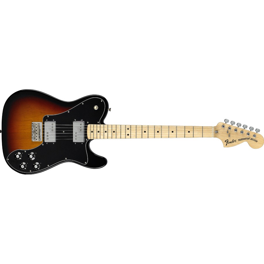 Fender Classic Series 72 Telecaster Deluxe 3-Color Sunburst Maple Elektro Gitar