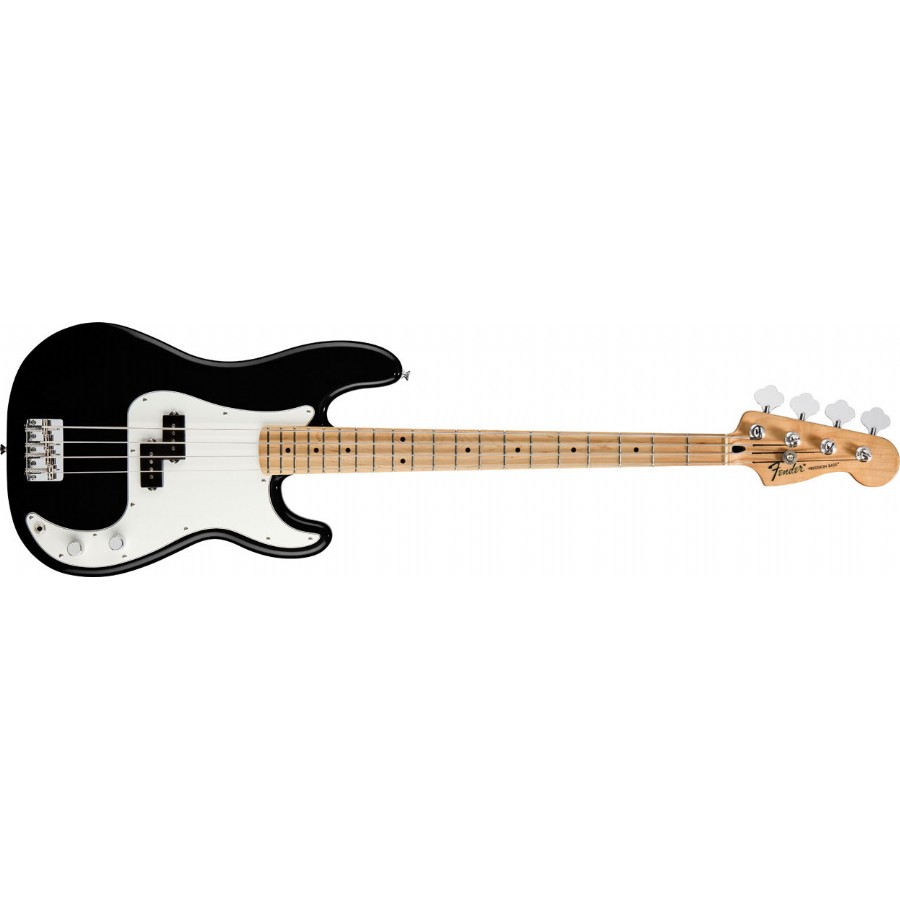 Fender Standard Precision Bass Black Maple Bas Gitar