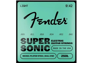Fender SuperSonic 250 Nickel-Plated Steel Guitar Strings Takım Tel - Elektro Gitar Teli 009-042