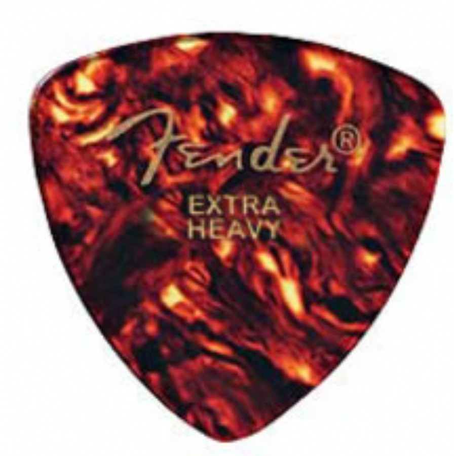 Fender 346 Shape Classic Celluloid Picks Shell - Extra Heavy Pena