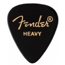 Fender 351 Shape Classic Picks Black - Heavy - 1 Adet