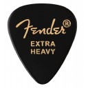 Fender 351 Shape Classic Picks Black - Extra Heavy - 1 Adet