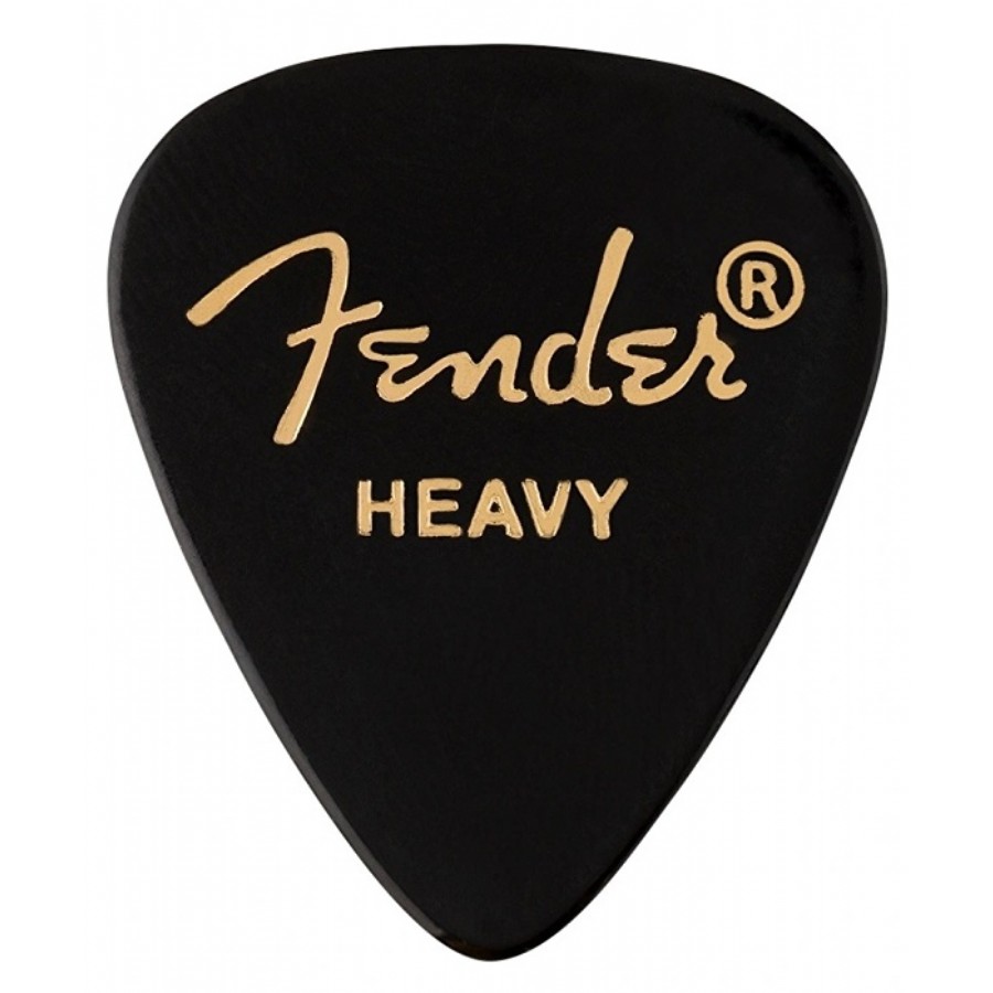 Fender 351 Shape Classic Picks Black - Heavy - 1 Adet Pena