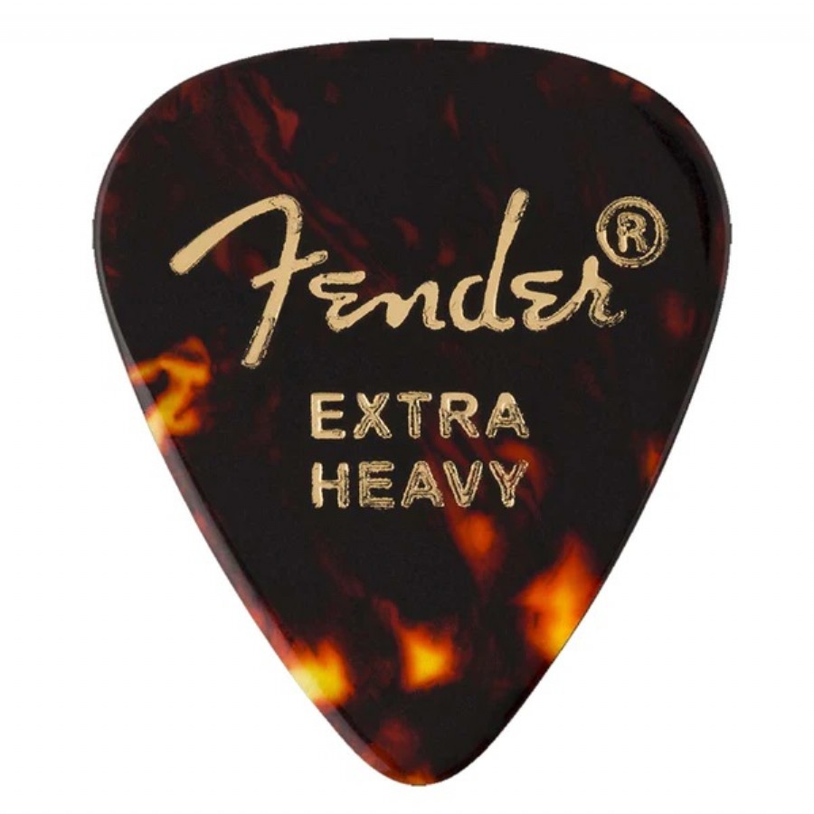 Fender 351 Shape Classic Picks Tortoise Shell - Extra Heavy - 1 Adet Pena