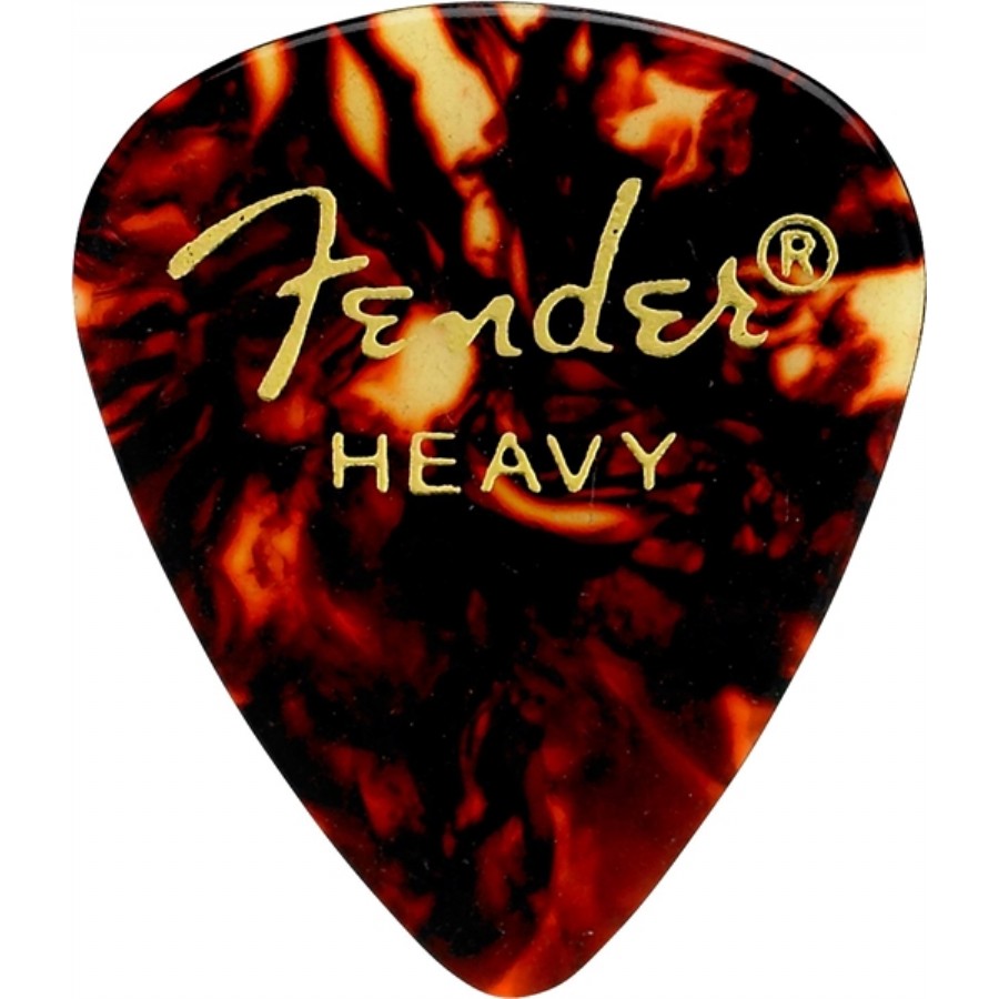 Fender 351 Shape Classic Picks Tortoise Shell - Heavy - 1 Adet Pena