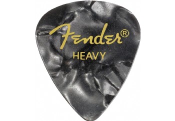 Fender 351 Premium Celluloid Picks Black Moto - Heavy - 1 Adet - Pena