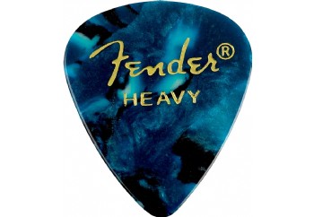 Fender 351 Premium Celluloid Picks Ocean Turquoise - Heavy - 1 Adet - Pena