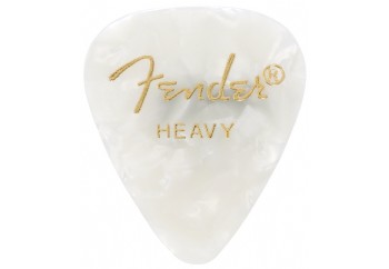 Fender 351 Premium Celluloid Picks White Moto - Heavy - 1 Adet - Pena