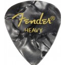 Fender 351 Premium Celluloid Picks Black Moto - Heavy - 1 Adet