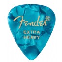 Fender 351 Premium Celluloid Picks Ocean Turquoise - Extra Heavy - 1 Adet