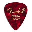 Fender 351 Premium Celluloid Picks Red Moto Extra Heavy - 1 Adet
