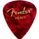 Fender 351 Premium Celluloid Picks Red Moto - Heavy - 1 Adet