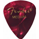 Fender 351 Premium Celluloid Picks Red Moto - Medium - 1 Adet