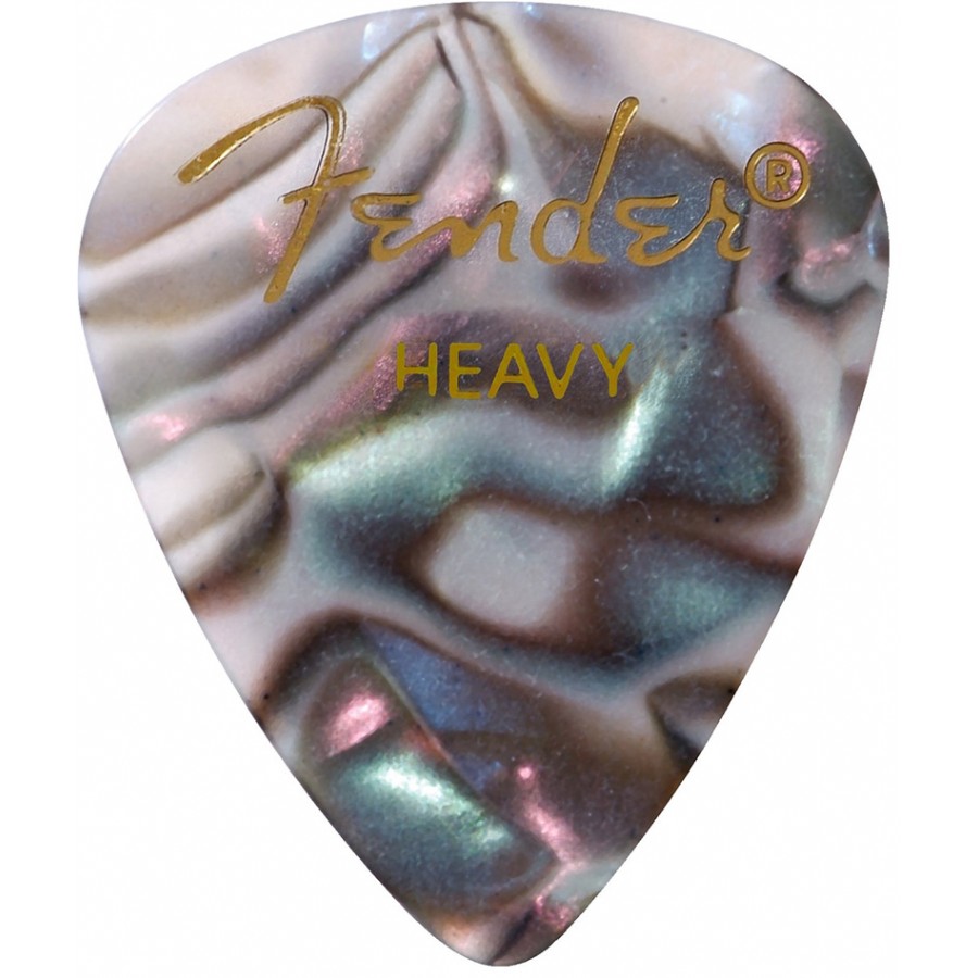Fender 351 Premium Celluloid Picks Abalone Heavy - 1 Adet Pena