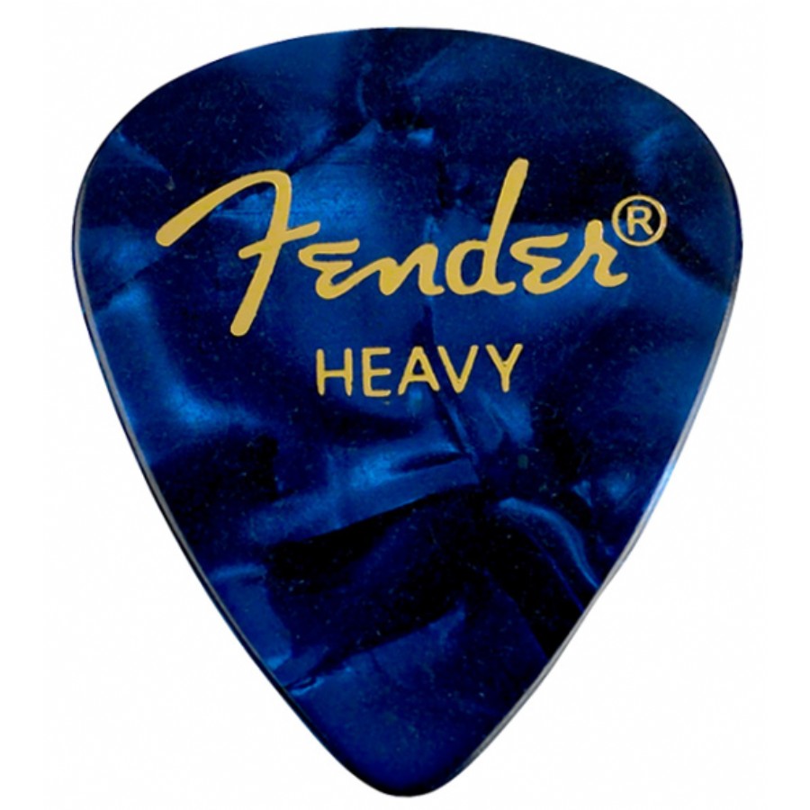 Fender 351 Premium Celluloid Picks Blue Moto Heavy - 1 Adet Pena