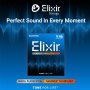 Elixir 12027 Nanoweb Custom Light Takım Tel Elektro Gitar Teli 009-046