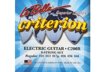 La Bella C200R Regular Takım Tel - Elektro Gitar Teli 010-046