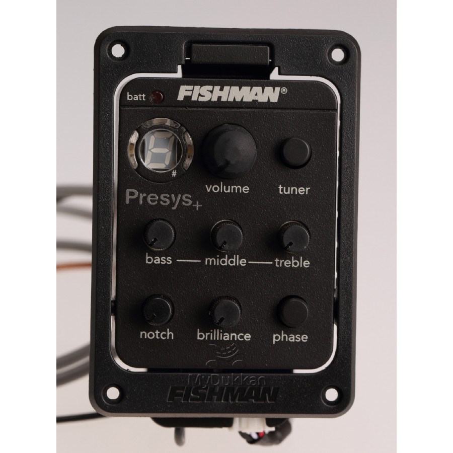 Fishman Presys+ Acoustic Guitar Preamp EQ Pickups PSY-201 Ekolayzer/Eşik Altı Manyetik