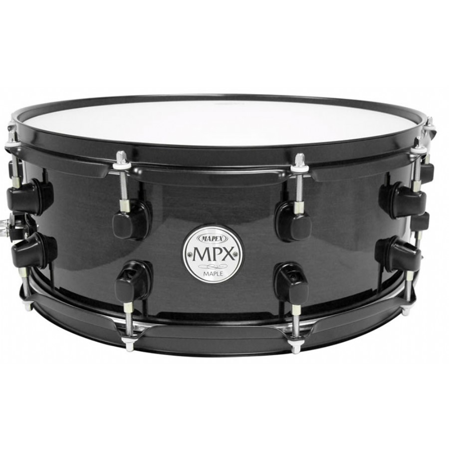 Mapex MPML4550 MPX Maple Snare Drum BMB - Midnight Black Trampet 14x5.5