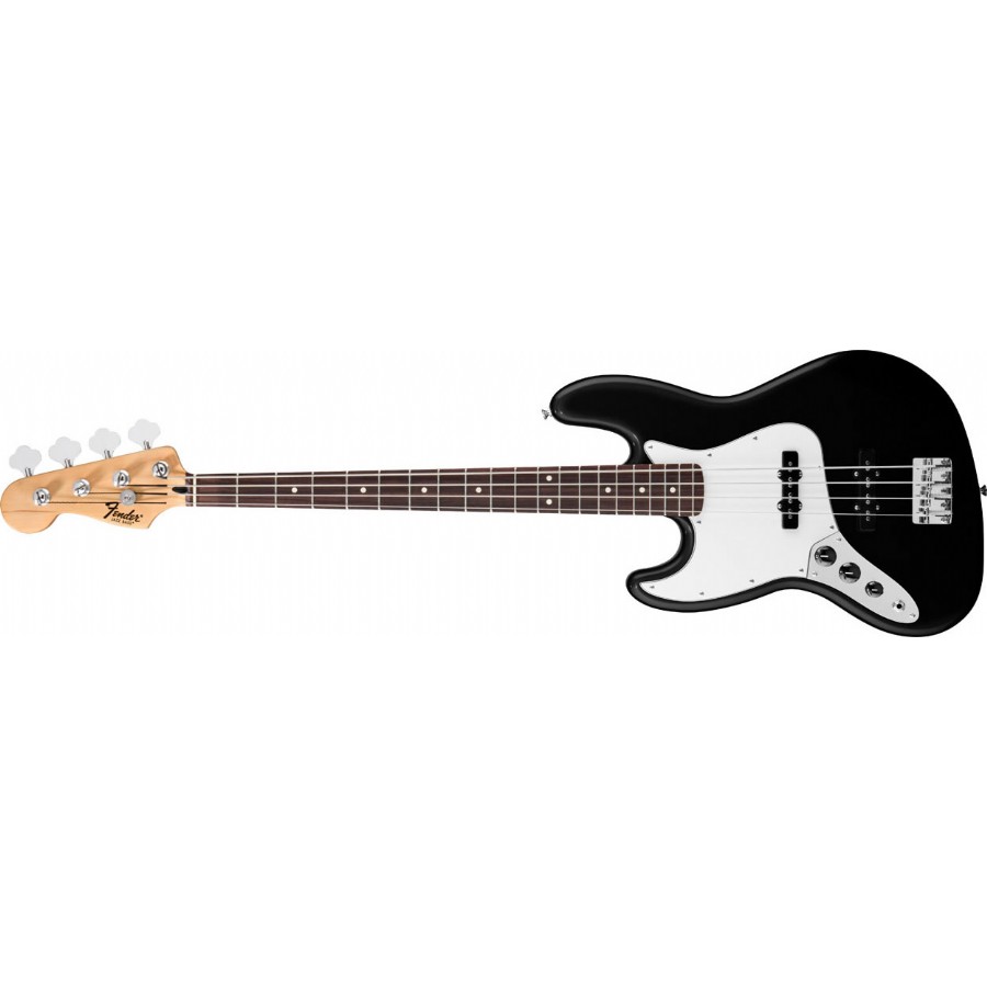 Fender Standard Jazz Bass Left Handed Black Rosewood Solak Bas Gitar
