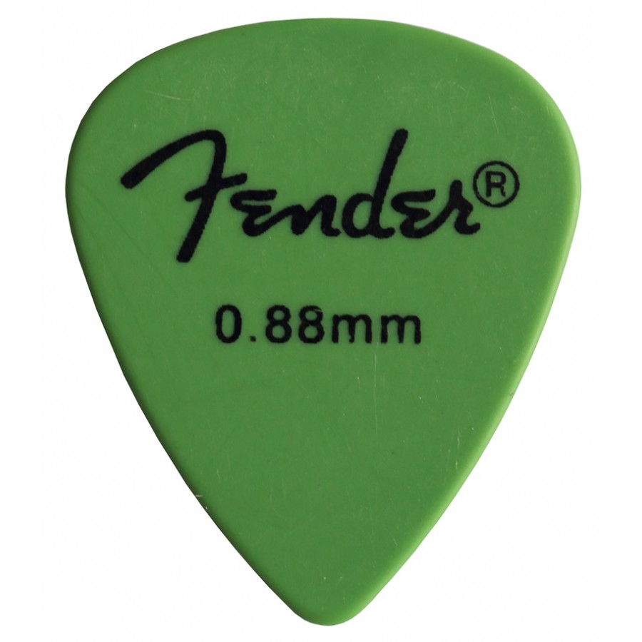 Fender Rock-On Touring Picks Green - Medium/Heavy .88mm - 1 Adet Pena