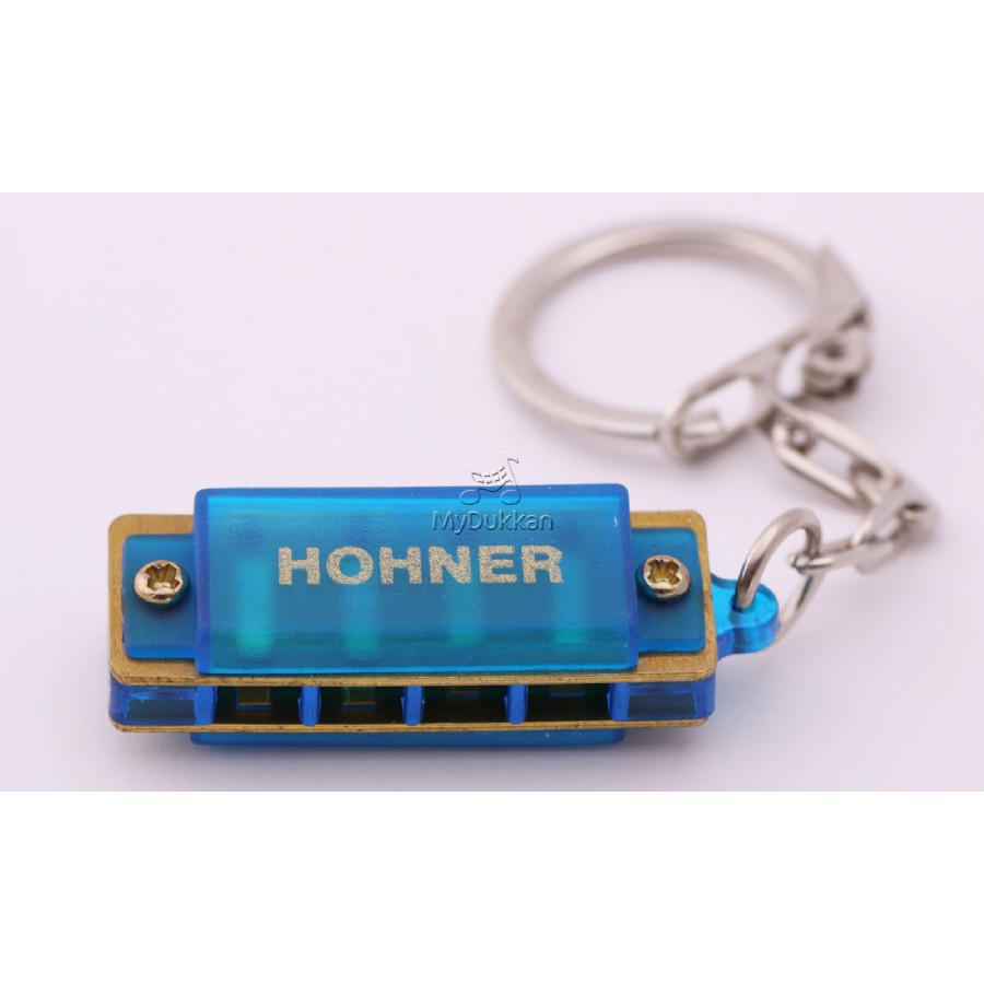 Hohner M91301 Harmonica Mavi Anahtarlık Mızıka