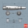 Hosa Technology GXJ-183 3.5 mm. Stereo (Dişi) - XLR (Dişi)