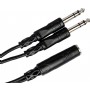 Hosa Technology YPP-308 15 Santim 6.35 mm. Stereo (Dişi) - 2x6.35 mm. Stereo (Erkek)
