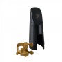 Rico Royal H Ligature & Cap Set Alto Sax HAS1G - Gold Alto Saksofon Ligatür&Kapak