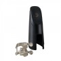 Rico Royal H Ligature & Cap Set Alto Sax HAS1S - Silver Alto Saksofon Ligatür&Kapak