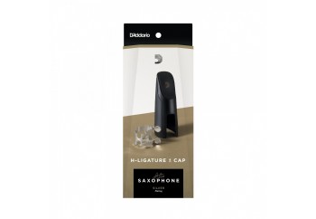 Rico Royal H Ligature & Cap Set Alto Sax HAS1S - Silver - Alto Saksofon Ligatür&Kapak