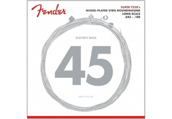 Fender Super 7250ML Bass Strings Takım Tel - Bas Gitar Teli 045-100