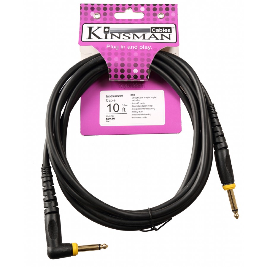 Kinsman SDX10 SDX Noiseless Cable 3 Metre Enstrüman Kablosu (3mt)