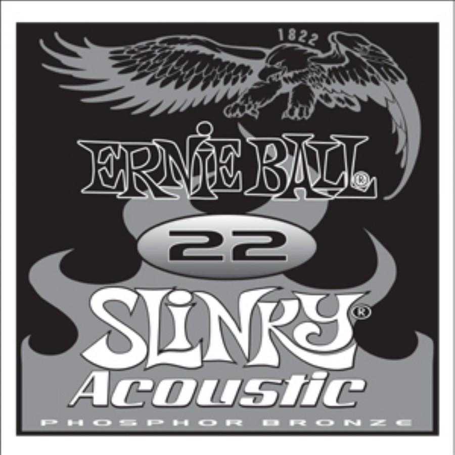Ernie Ball 1820 Slinky Acoustic Single Strings 022 Tek Tel Akustik Gitar Tek Tel