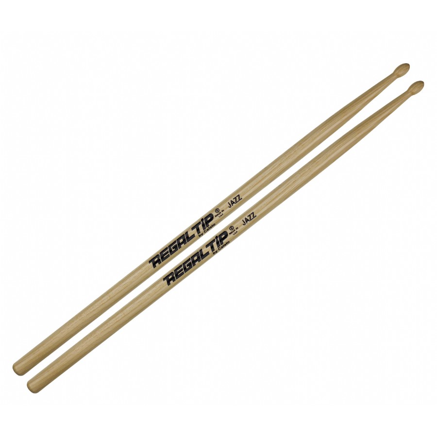 Regal Tip 211R Jazz Hickory Wood Tip Drumsticks Baget